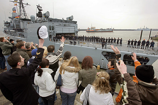 Fregatte Niedersachsen in den Libanon