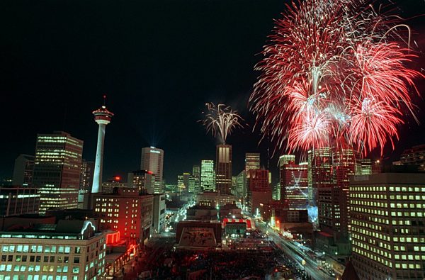 Opening ceremonies of the Olympic Winter Games 1988