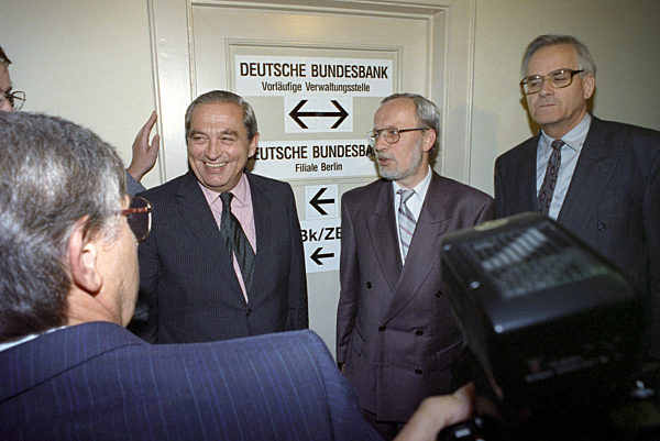 Karl Otto Pöhl und Lothar de Maiziere