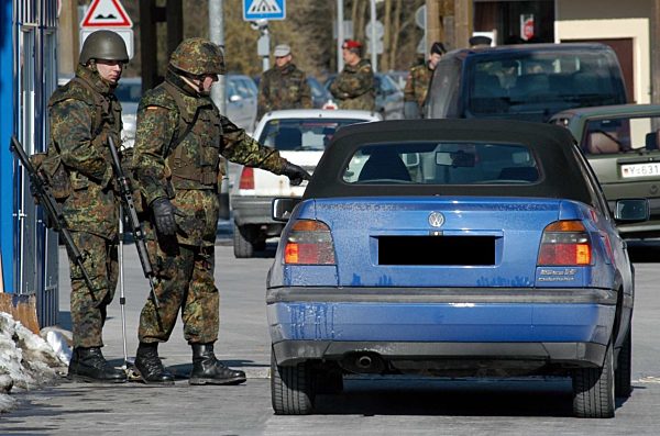 Bundeswehrsoldaten bewachen US-Militärstandorte in der Oberpfalz