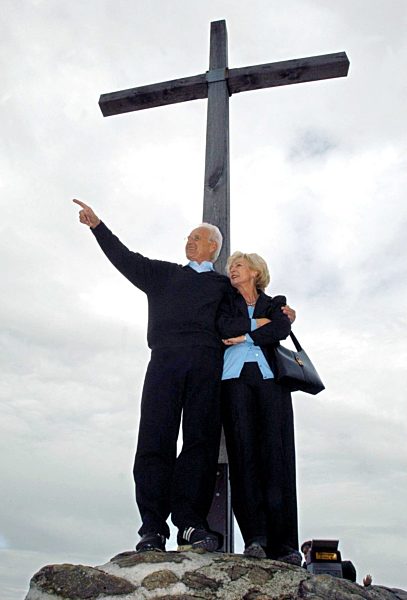 Stoiber zum Wahlkampf auf dem "König des Bayerwaldes"