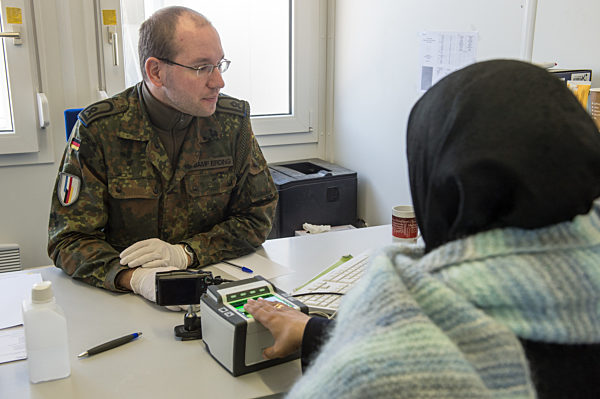 Kurzzeitlager für Flüchtlinge in Erding