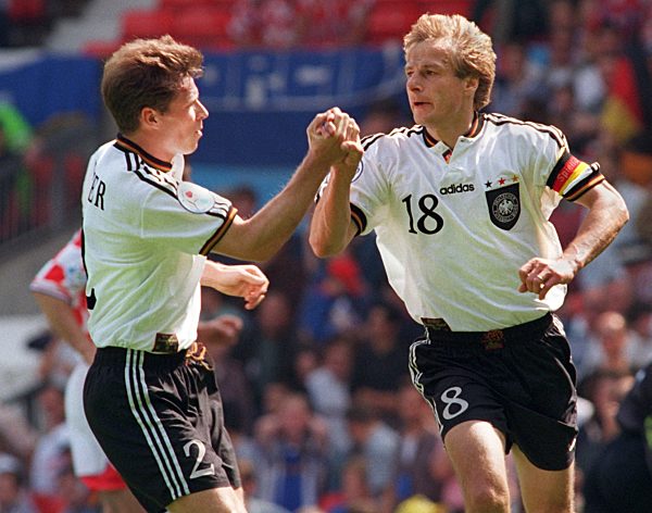 Deutschland-Kroatien 2:1 - Jubel Klinsmann