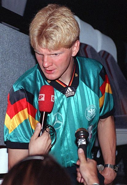 Fußball-EM 92: Finale: Stefan Effenberg im Interview