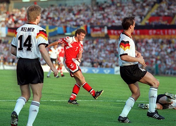 Fußball-EM '92: Finale: Die dänische 1:0-Führung