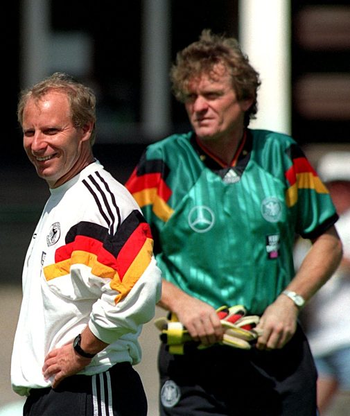 Fußball-EM '92: Berti Vogts und Sepp Maier