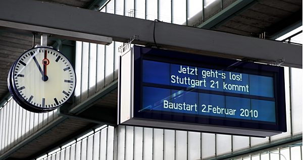 Baubeginn Stuttgart 21