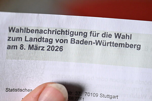 Landtagswahl in Baden-Württemberg - Wahlbenachrichtigung
