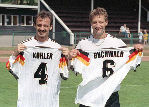 Fußball-EM 1992 - Jürgen Kohler und Guido Buchwald