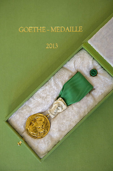 Verleihung Goethe-Medaille 2013