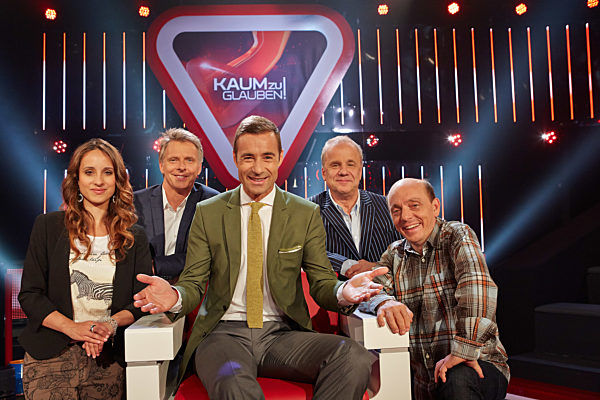 Fototermin zur neuen Rateshow "Kaum zu glauben"