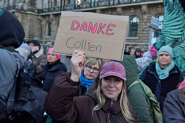Demonstration gegen sexualisierte Gewalt gegen Frauen