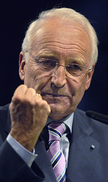 Der CSU-Parteivorsitzende, Bayerns Ministerpräsident Edmund Stoiber...