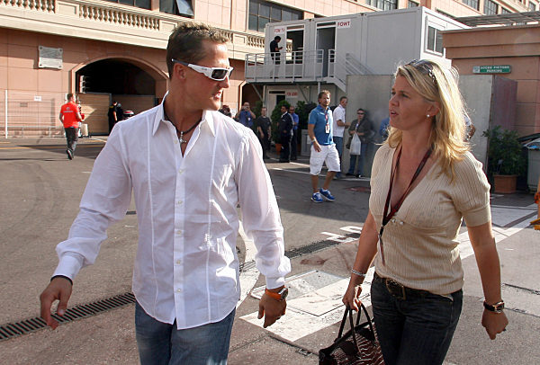Formel 1 - GP Monaco - Michael Schumacher und Ehefrau