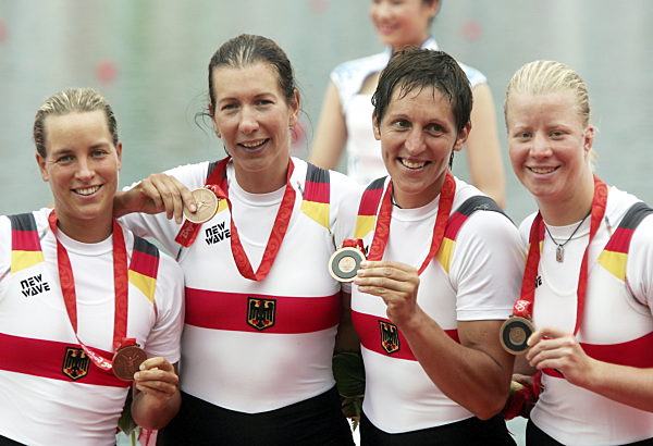 Peking 2008 - Rudern Doppelvierer - Deutschland gewinnt Bronze