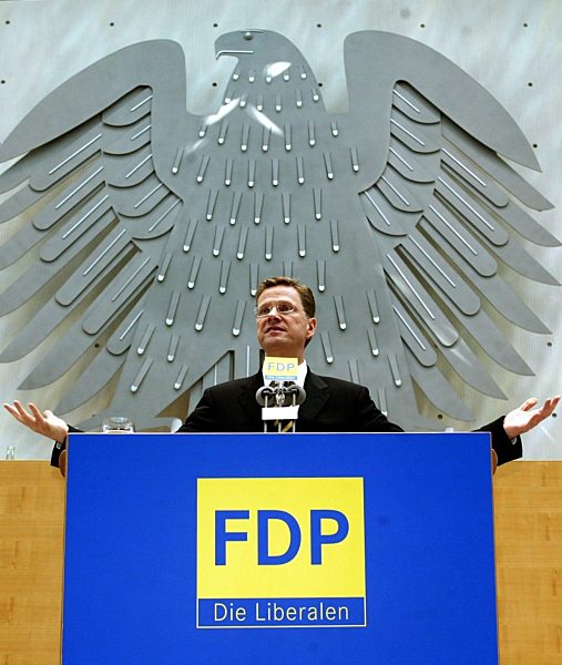 FDP chairman Westerwelle