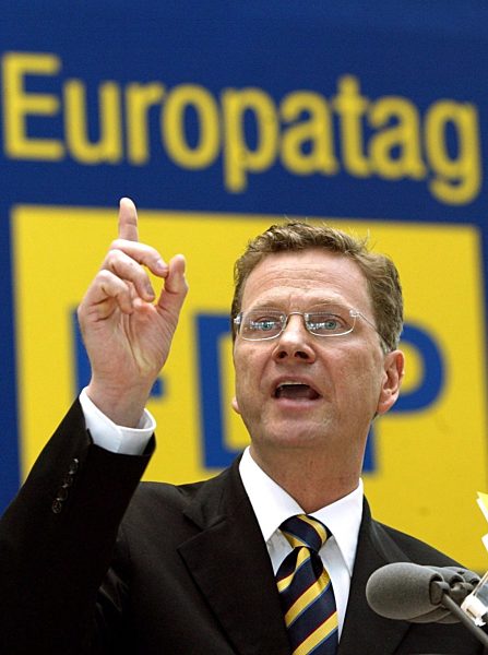 FDP chairman Guido Westerwelle