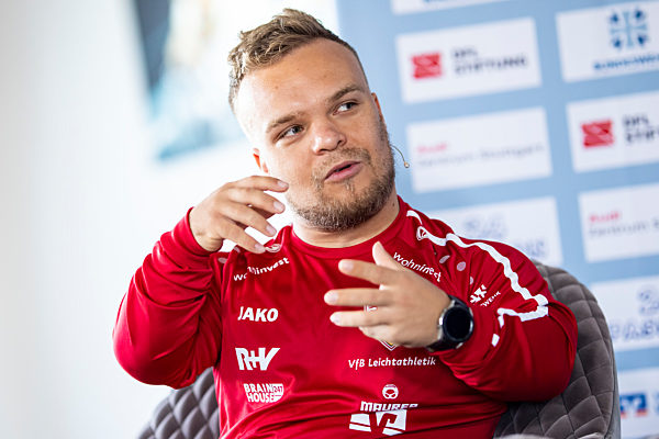 Pressekonferenz mit Niko Kappel vor den Paralympics