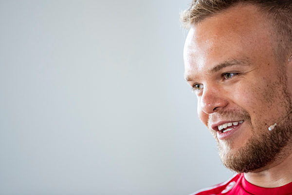Pressekonferenz mit Niko Kappel vor den Spielen in Japan