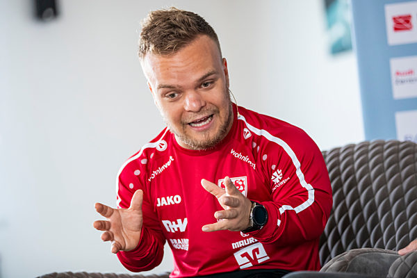 Pressekonferenz mit Niko Kappel vor den Spielen in Japan