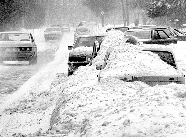 Schneechaos in Norddeutschland 1979