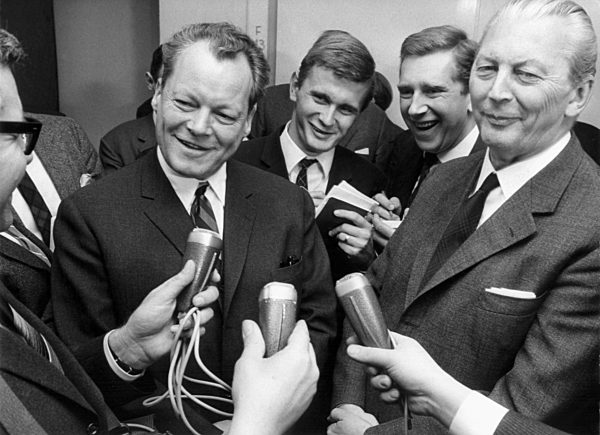 Kurt Georg Kiesinger and Willy Brandt