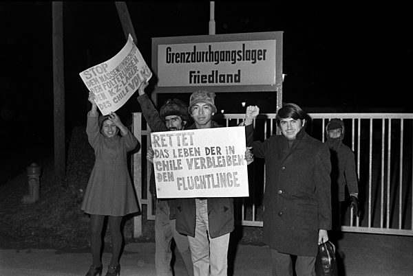 Chilenische Flüchtlinge in Friedland 1974