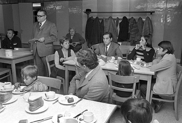 Chilenische Flüchtlinge in Friedland 1974