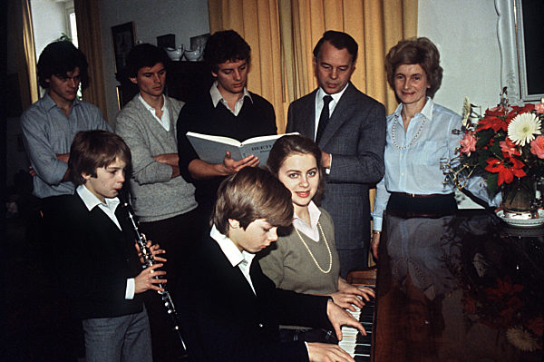 Ernst Albrecht und Familie