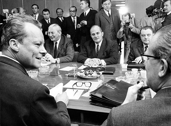 Koalitionsverhandlungen CDU/CSU - SPD 1966