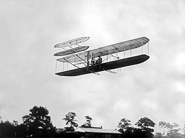 Gebrüder Wright 1908 in Europa