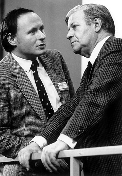 Helmut Schmidt und Oskar Lafontaine