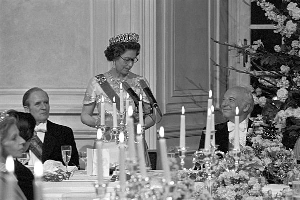 Queen Elizabeth II. on state visit in Germany 1978