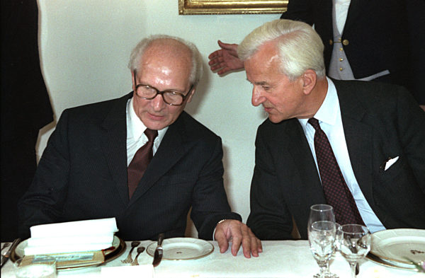 Erich Honecker 1987 in der Bundesrepublik