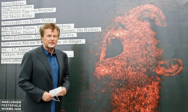 Der Intendant der Nibelungen-Festspiele in Worms, Dieter Wedel...