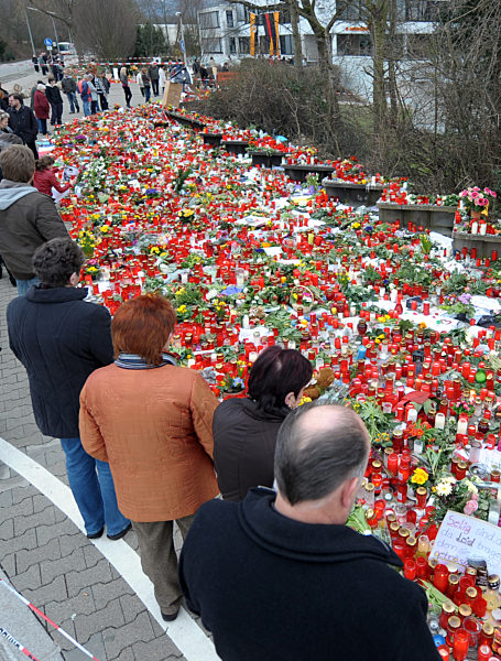 Amoklauf Winnenden - Trauer