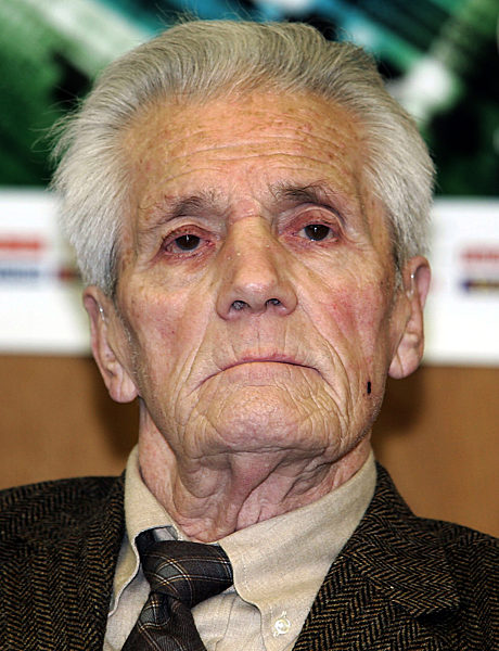 Fußball-Legende Ottmar Walter aus der WM-Elf von 1954 am Mittwoch (26.01...