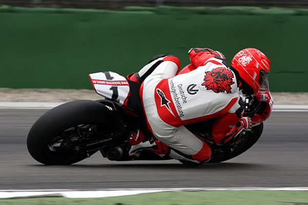 Michael Schumacher bei Motorrad-Testfahrten