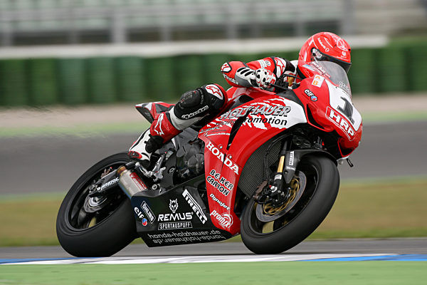 Michael Schumacher bei Motorrad-Testfahrten