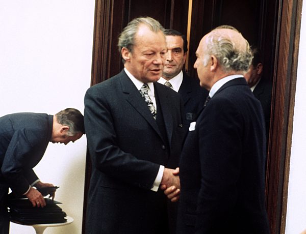 Bundeskanzler Willy Brandt zurückgetreten
