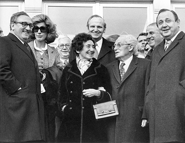 Henry Kissinger in his hometown Fuerth 1975