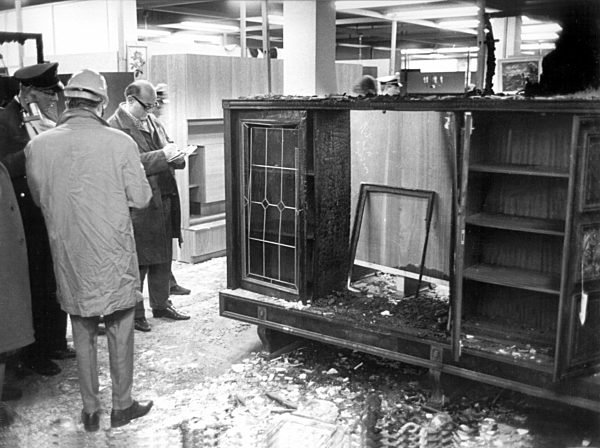 Department store fires in Frankfurt 1968