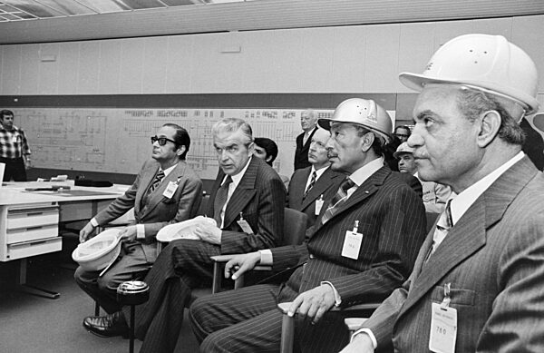 Präsident Anwar El-Sadat in Deutschland 1976