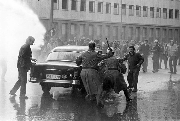 Demonstration against Peace Prize for Senghor 1968