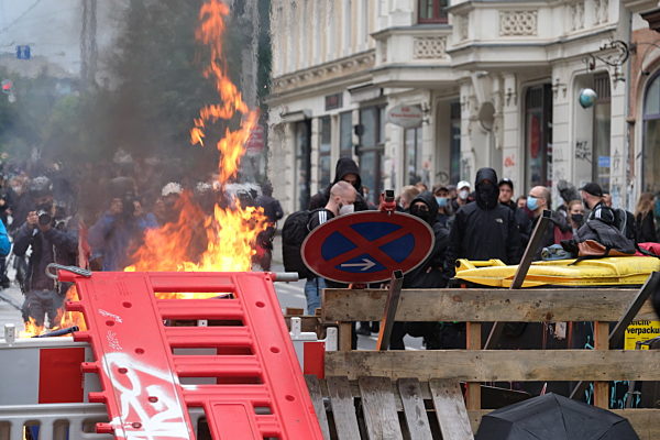 Ausschreitungen bei Leipziger Demonstration