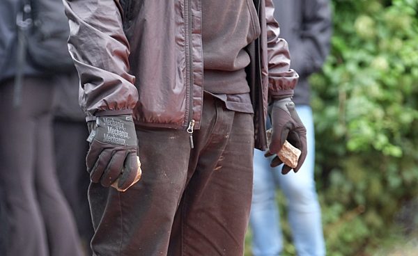 Ausschreitungen bei Leipziger Demonstration