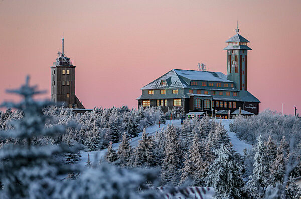 Winter auf dem Fichtelberg