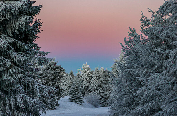 Winter auf dem Fichtelberg