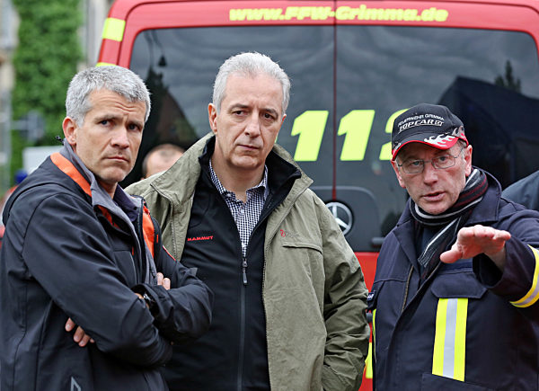 Hochwasser Sachsen - Grimma