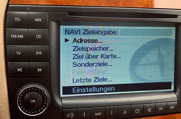Navigationsysteme für Autos